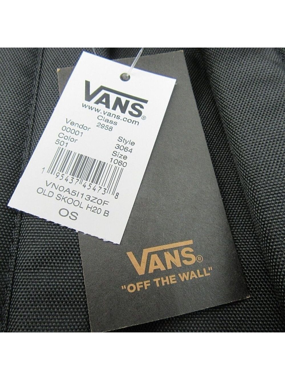 Vans Old Skool H20 Backpack School Travel Bag 22L Brown Black Animal Print NEW - Picture 11 of 12